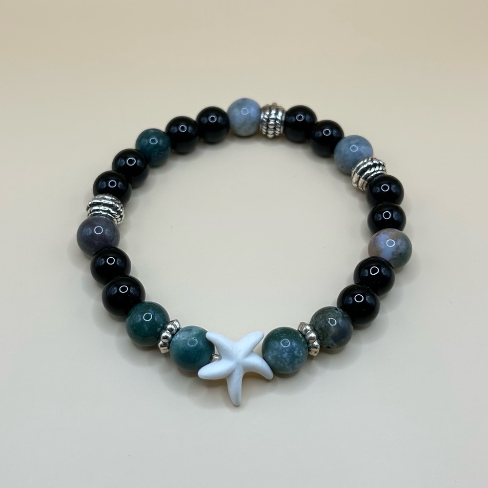 Handmade Beach Beauty Bracelet (Stretchy)